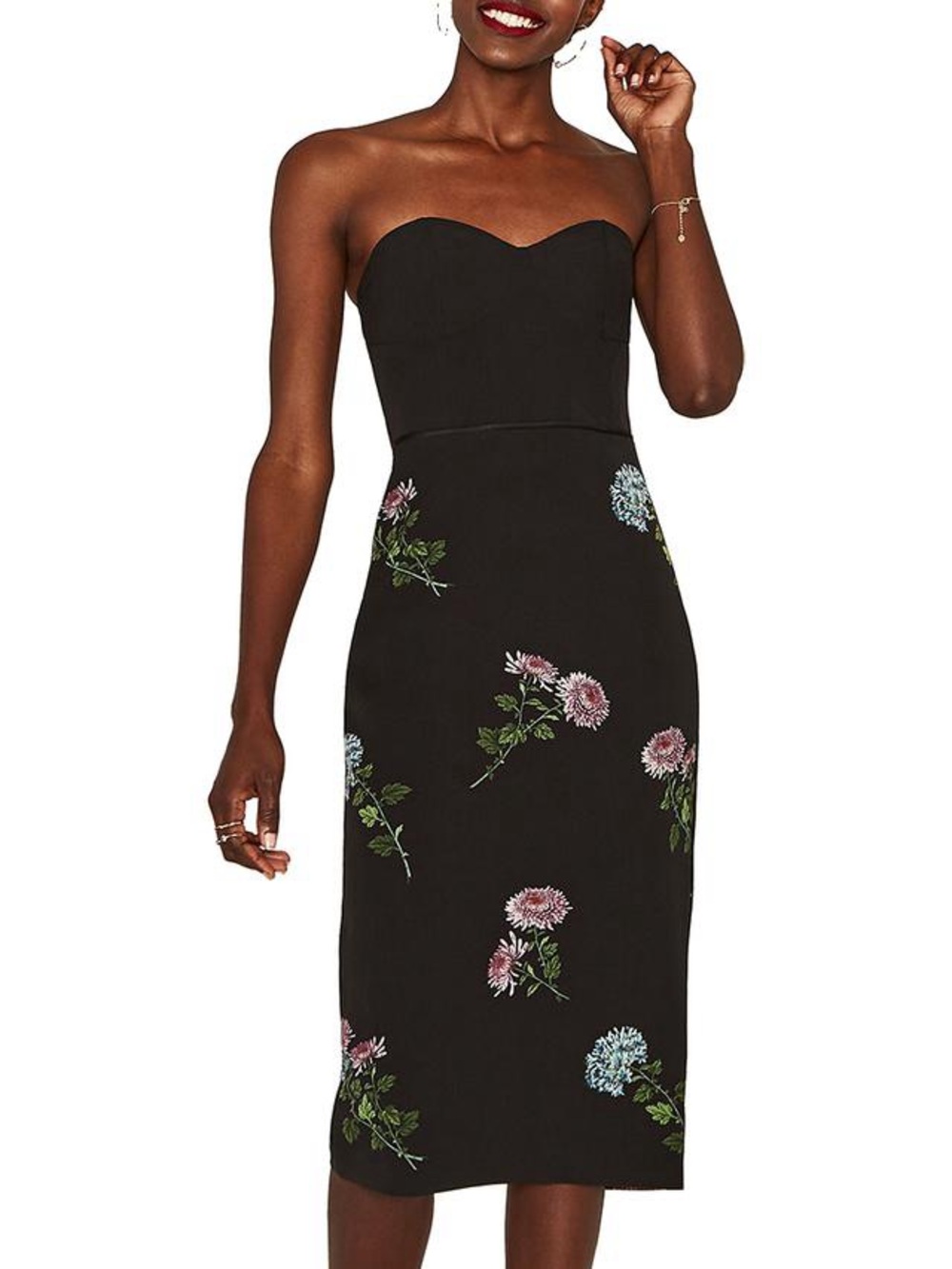Oasis UK *Natural History Museum* Collection Bustier Strapless Dress NWOT